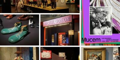 différentes vues de l'exposition En piste !au Mucem