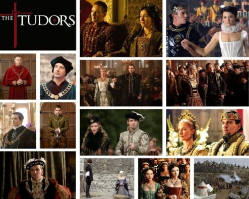 différentes séquences de la série Les Tudors