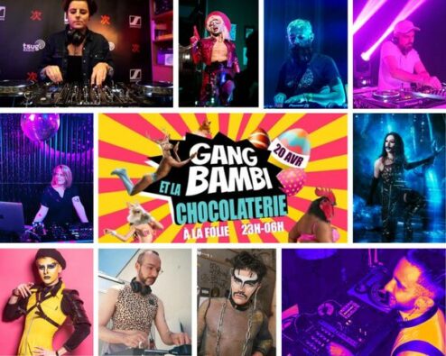 artistes présents à la soirée Gang Bambi d'avril 2025