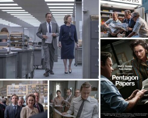 différentes séquences du film pentagon papers