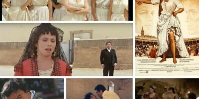différentes scènes du film Carmen de Rosi