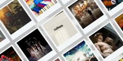 un mur de polaroid représentant différentes illustration de la culture en 2025