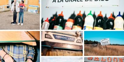 différentes photos de la série "restos routiers" de guillaume blot
