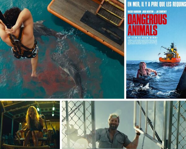différentes scènes du film Dangerous animals