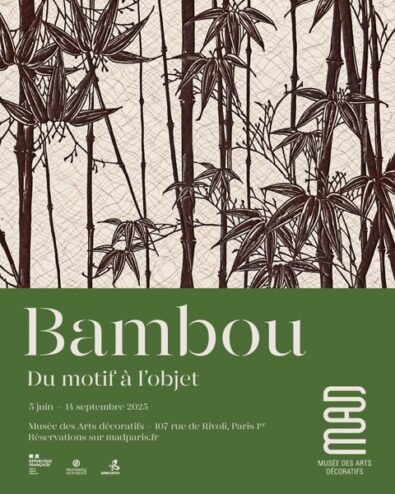 affiche de l'exposition "Bambou" au MAD