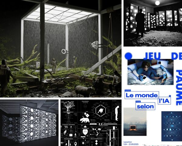 visuels de l'exposition le monde selon l'IA au Jeu de Paume