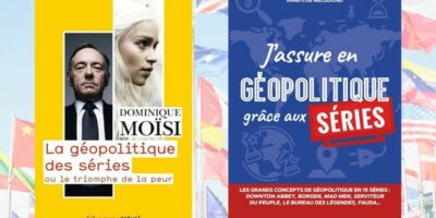 couvertures de deux livres sur les séries TV et la géopolitique