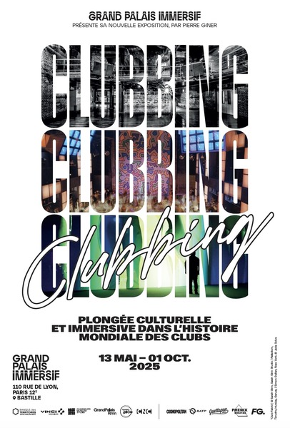 affiche de l'expo Clubbing