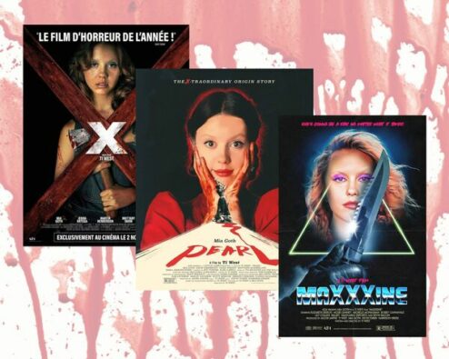 affiches des films X, Pearl et Maxxxine