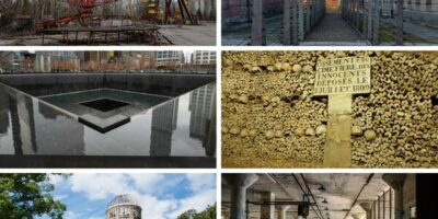 différentes destinations de dark tourisme