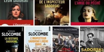 couvertures des romans composant la saga Sadorski de Romain Slocombe