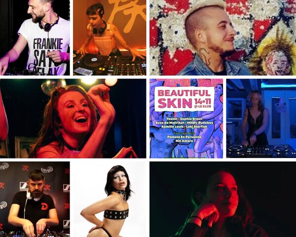 artistes de la beautiful skin party nov 2025