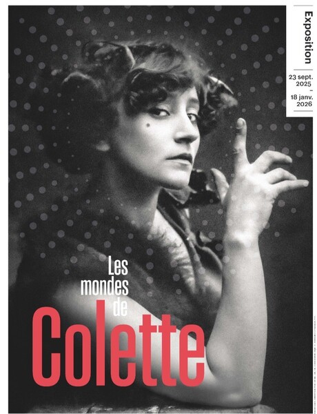 affiche expo Les mondes de Colette à la BNF