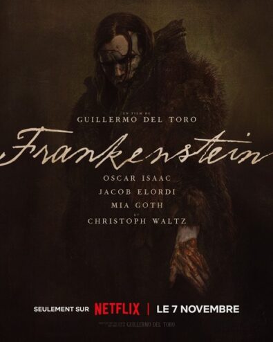 affiche du film Frankenstein de Guillermo del Toro