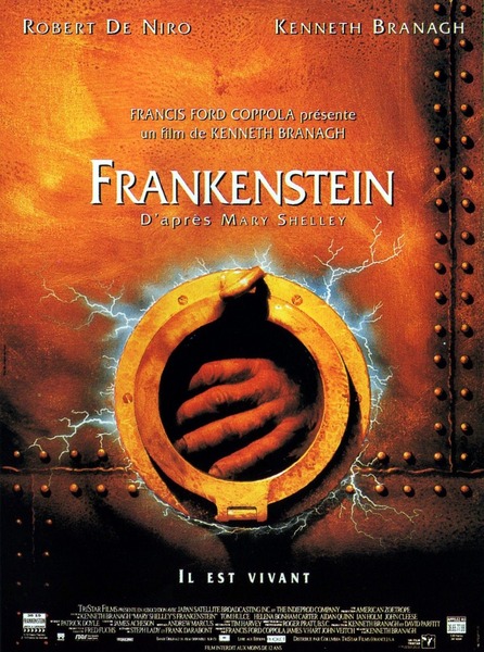 affiche du film Frankenstein de Kenneth Branagh