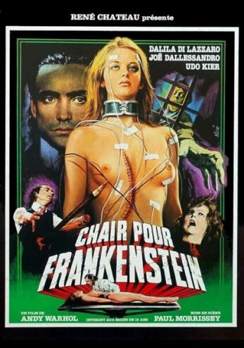 affiche du film chair pour frankenstein