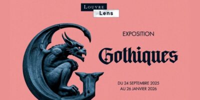 affiche de l'expo Gothiques au Louvre lens