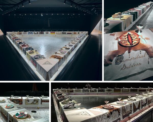 Judy Chicago the dinner party