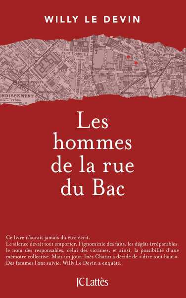 couverture du livre les hommes de la rue du bac