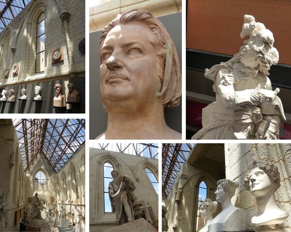 différentes vues de la Galerie David D'Angers