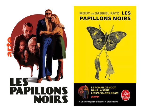 les papillons noirs le livre et la série