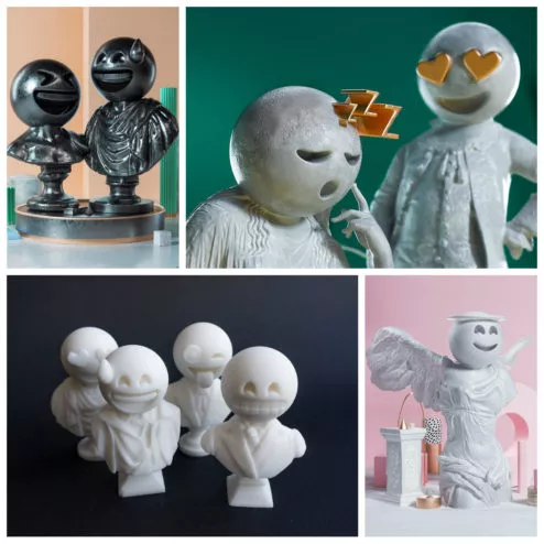 Sculpture émoji