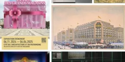 différentes vues de l'expo la saga des grands magasins