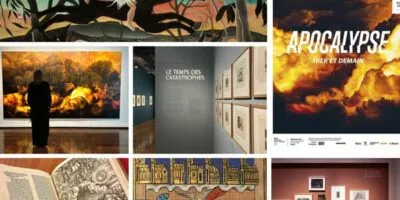 différents visuels de l'exposition Apocalypse à la BNF