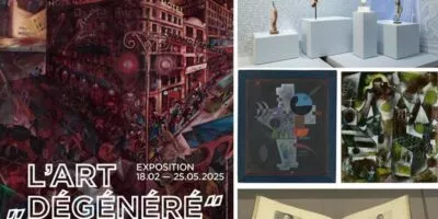 différentes vues de l'exposition sur l'art dégénéré au musée Picasso - Paris