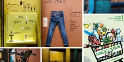 vues de Empreinte Carbone l'expo ! au musée des arts et métiers