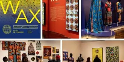différentes vues de l'exposition Wax