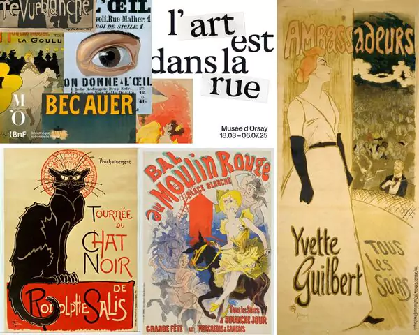 affiches présentées dans l'exposition l'art est dans la rue