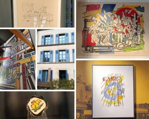 différentes vues du musée Fernand léger - André Mare à Argentan