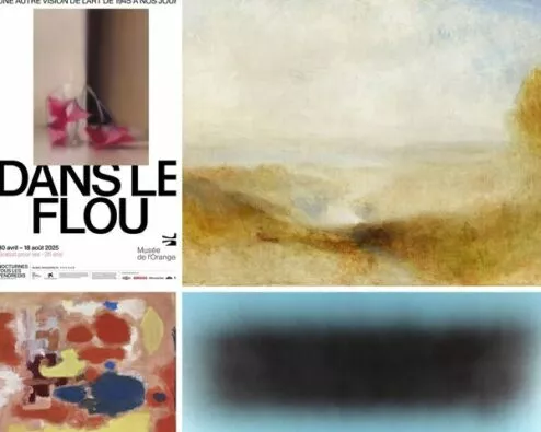 visuels de l'exposition Dans le flou au musée de l'orangerie