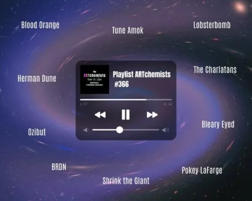 artistes composant la playlist 366